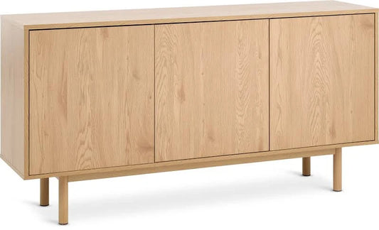 Sideboard ALSTED 3 Türen Eiche naturnfarbe